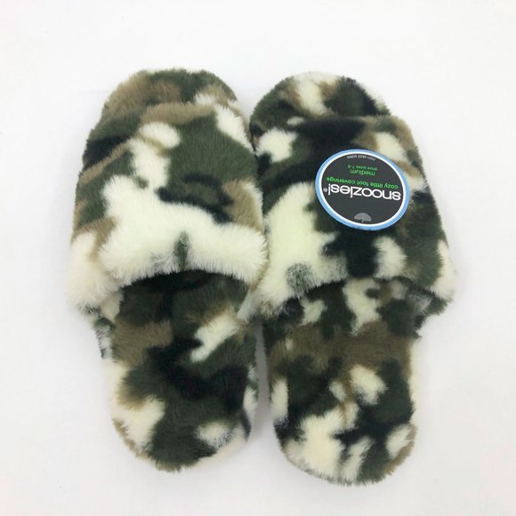 NWT Snoozies Women's Camo Slide Slippers Medium 7/8 - Picture 5 of 7